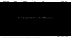 Desktop Screenshot of gregorycolbert.com